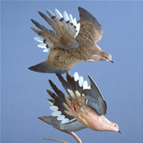 Mourning Dove Pair. Click for sculpture details.