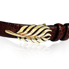 Hand-Cut Belt Buckle