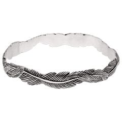 Narrow Feather Bangle