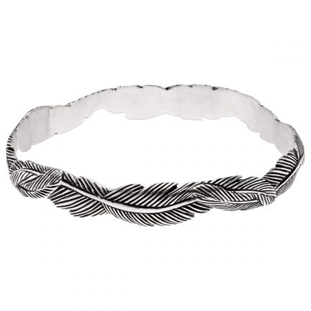 Narrow Feather Bangle: The Sculpture of Grainger McKoy